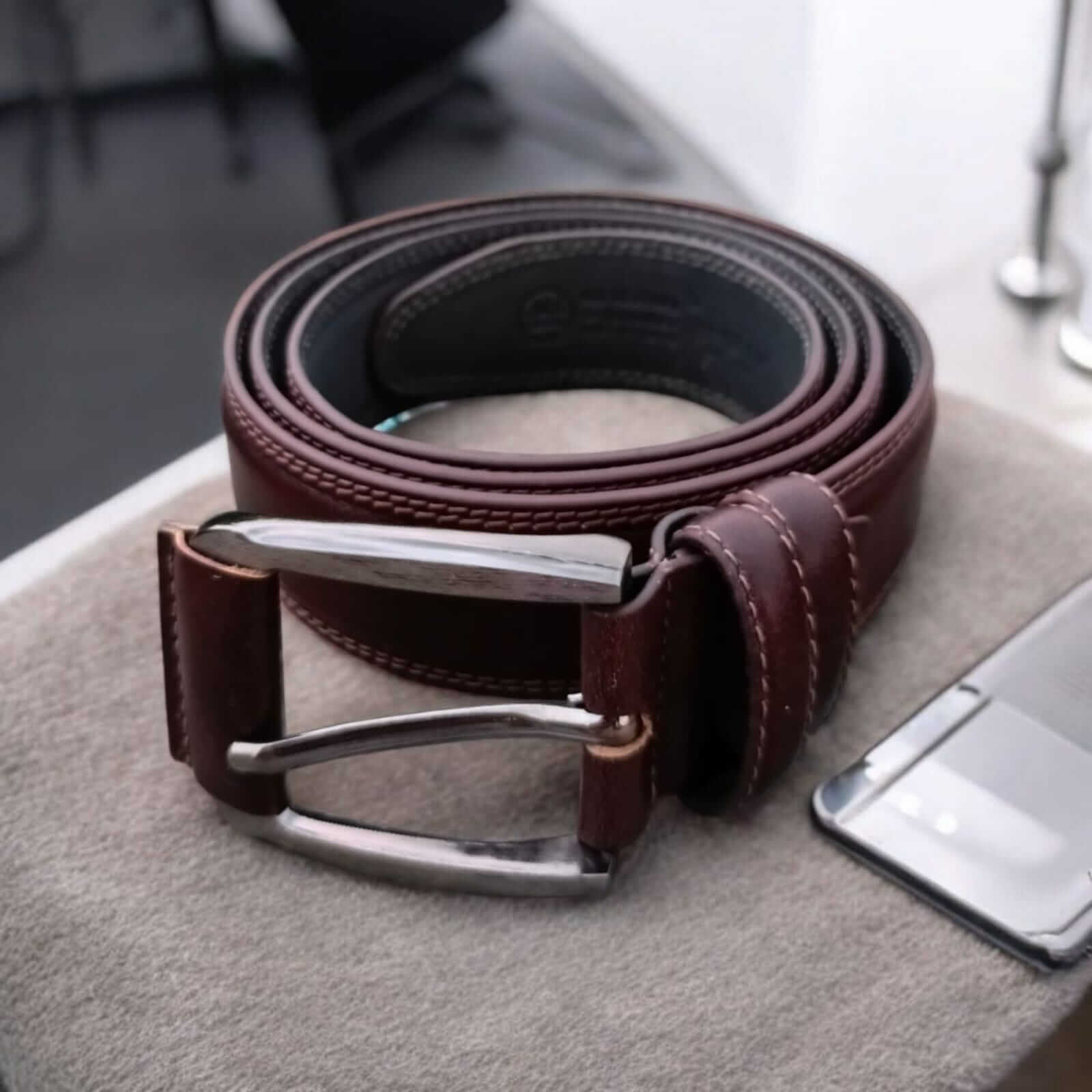 Leather Belt chocolate